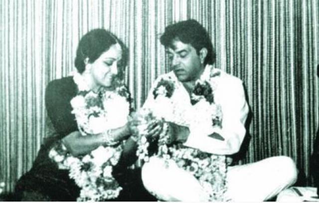 हेमा मालिनी और धर्मेंद्र की शादी की फोटो