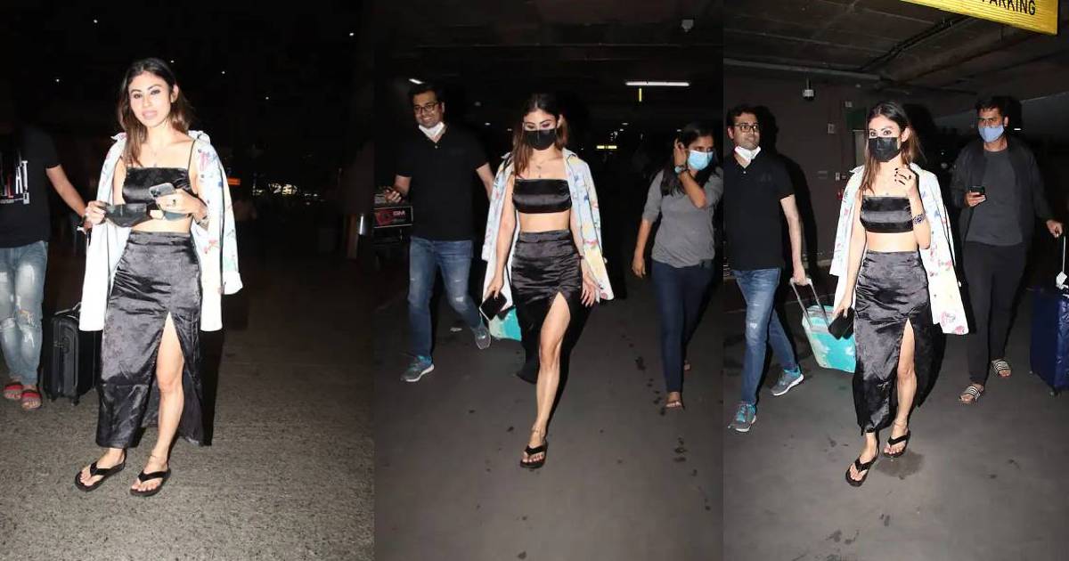 ब्लैक सिजलिंग अंदाज में मुंबई की सड़कों पर देर रात उतरीं मौनी रॉय, बोल्ड ड्रेस के चर्चे चारों तरफ