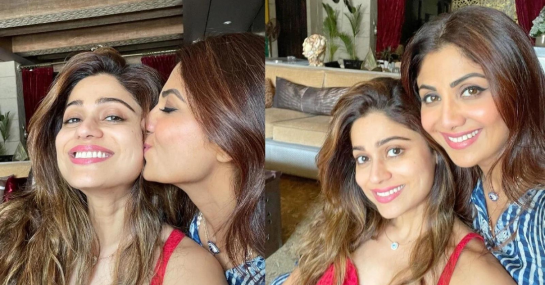 शिल्पा शेट्टी गले के साथ बहन शमिता का स्वागत करता है और बिग बॉस OTT के समापन के बाद चुंबन, तस्वीरें देखें