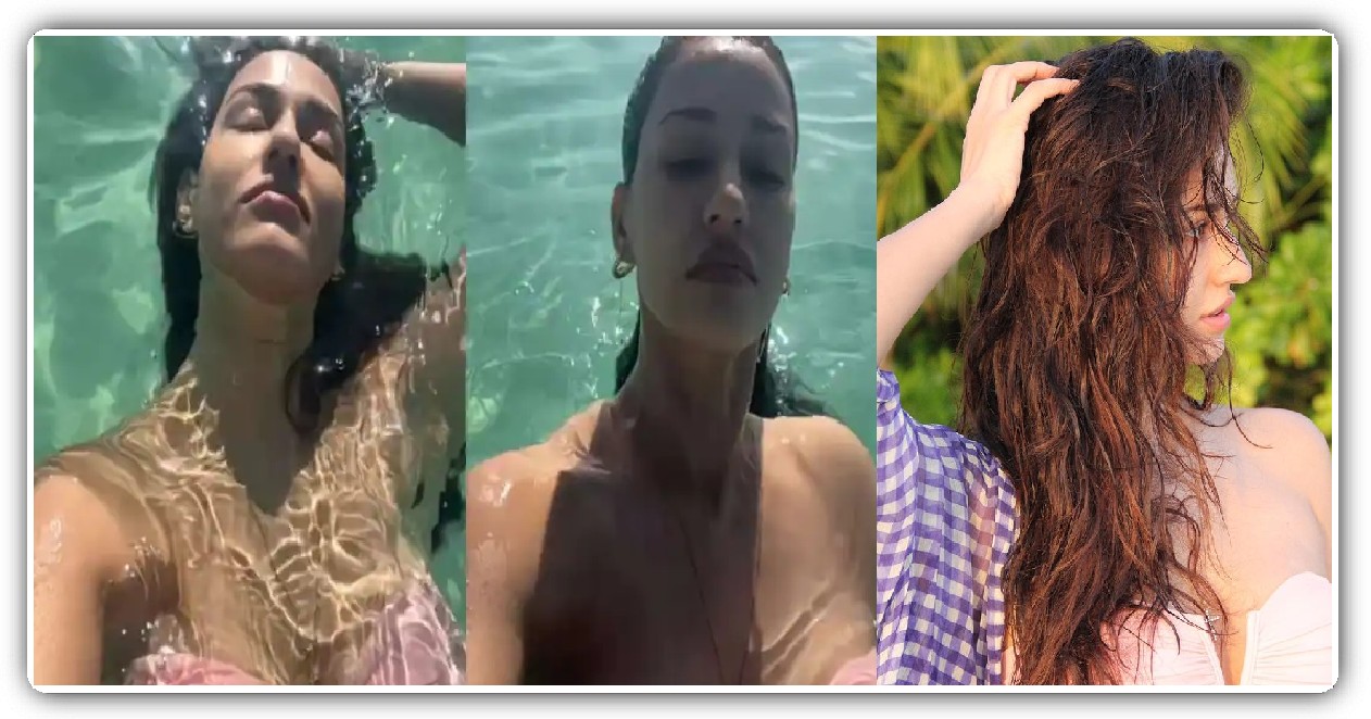 दिशा पटानी पानी में डूबी पिंक बिकिनी में , निजी लीक का सेक्सी वीडियो, आप देखिए