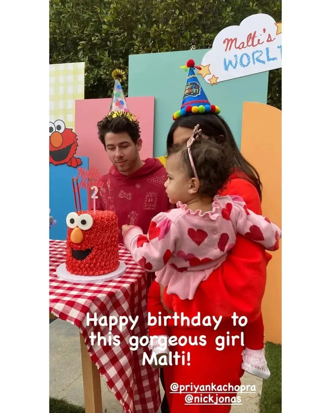 Priyanka's daughter Malti Marie Birthday