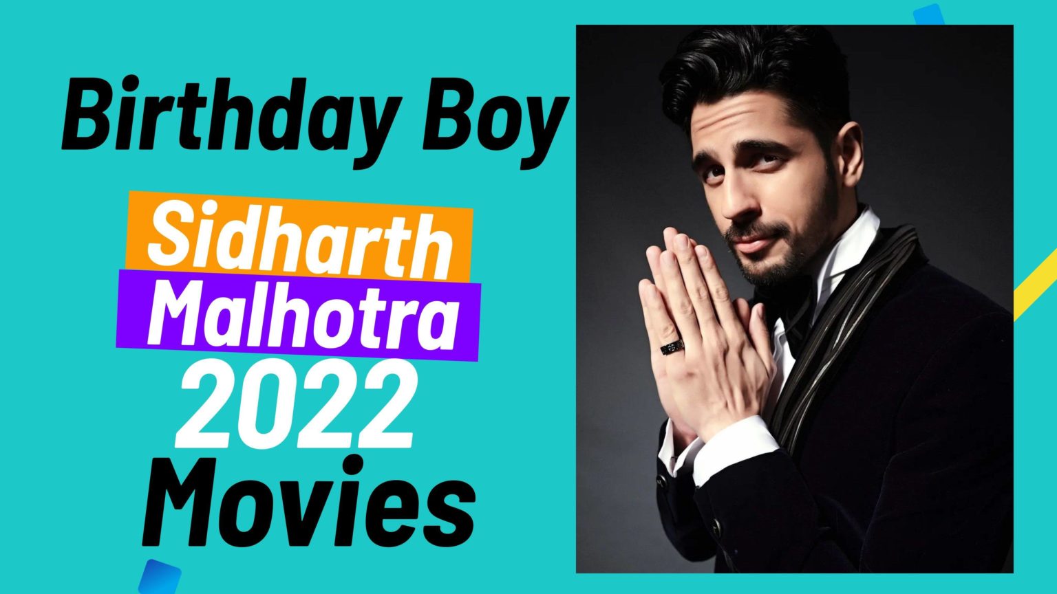 Sidharth Malhotra Birthday Special