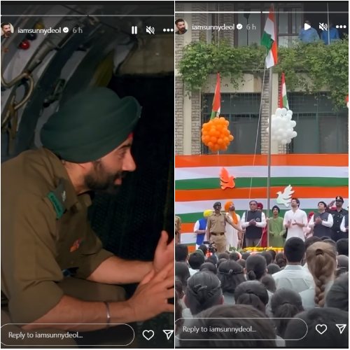 Sunny Deol hoists flag on Republic Day : गणतंत्र दिवस पर सनी देओल ने फहराया झंडा और अमीषा पटेल ने सेना के जवानों के साथ गणतंत्र दिन का वीडियो जारी किया
