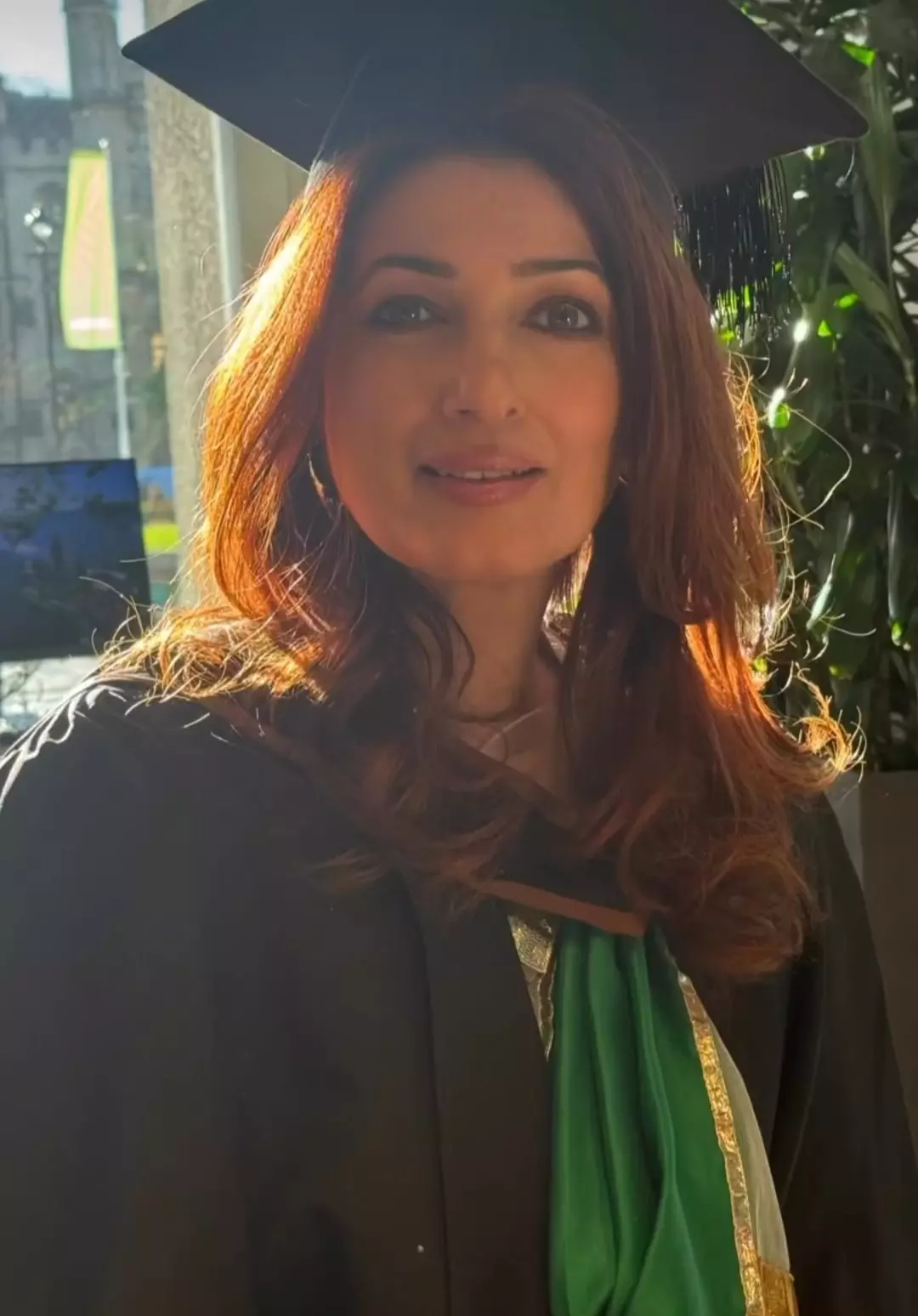 Twinkle Khanna is graduated