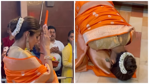 Shilpa Shetty Kundra visits Siddhivinayak Temple : राम मंदिर प्राण प्रतिष्ठा समारोह के दिन पर शिल्पा शेट्टी ने सिद्धिविनायक मंदिर का दौरा किया